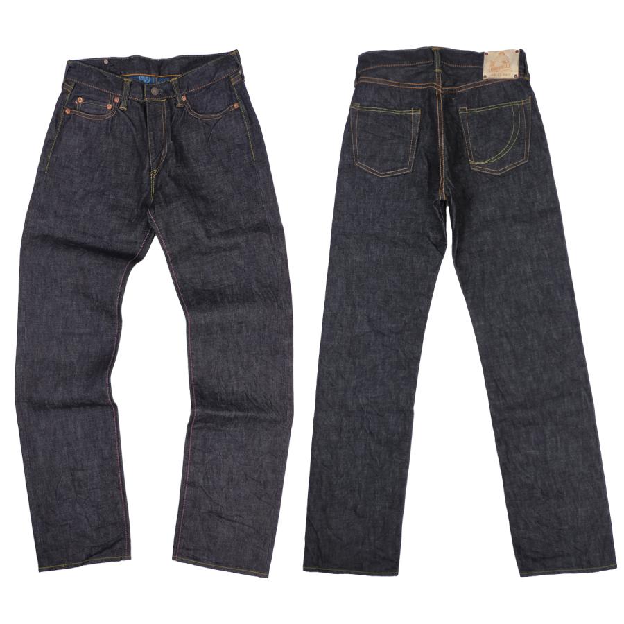 桃太郎ジーンズ デニムパンツ 銅丹レーベル 桃ステッチ 14.7oz 
