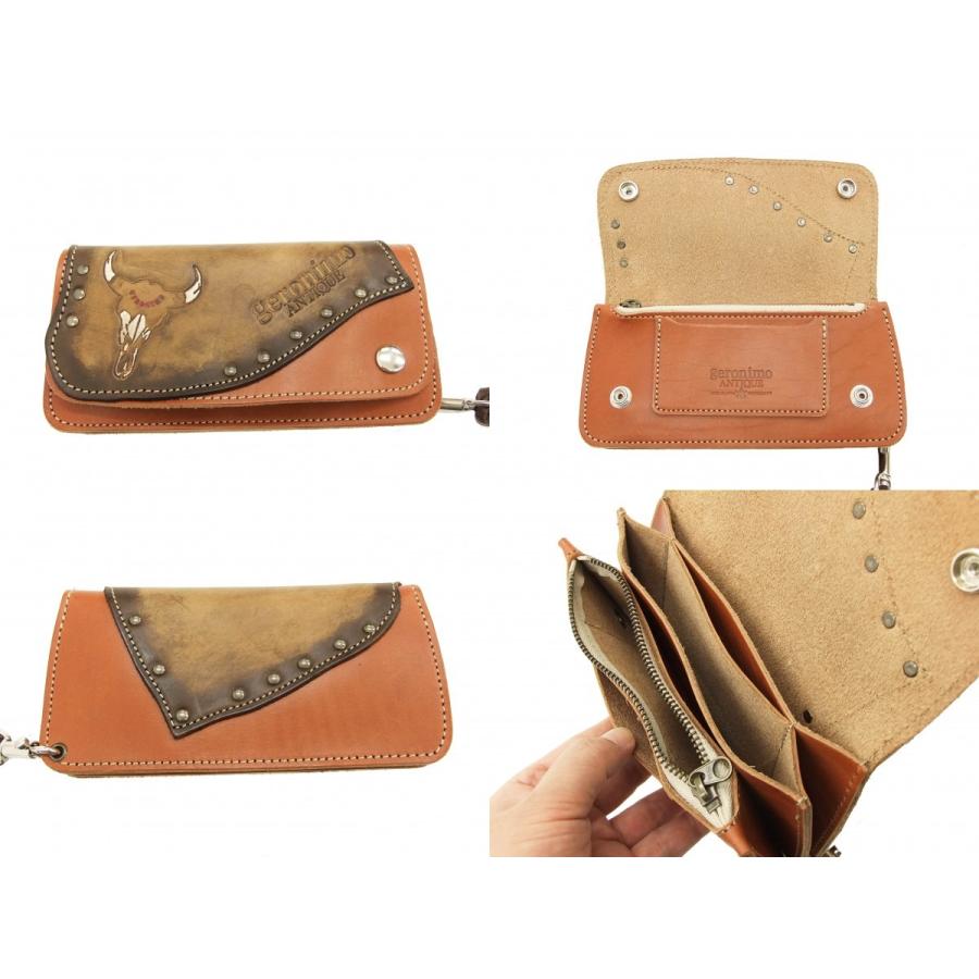 geronimo（ジェロニモ） レザーウォレット 牛革 長財布 ウォレット