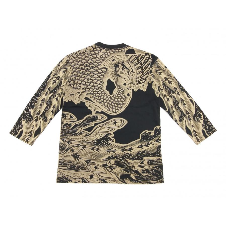 SATORI さとり 和柄 七分袖Tシャツ 悟り 7分袖Tee GPT-001 鳳凰柄 