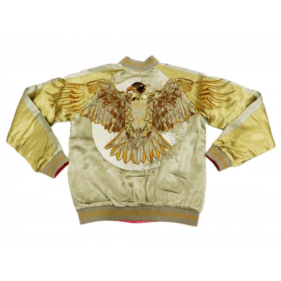 satori スカジャン SATORI さとり スカジャン GSJR-018 月に大鷲 メンズ 総刺繍