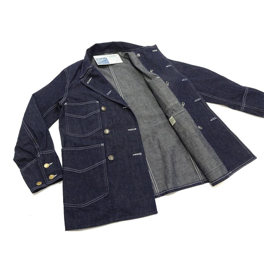 HEAD LIGHT（ヘッドライト） 9.5oz デニム ダブルブレスト コート