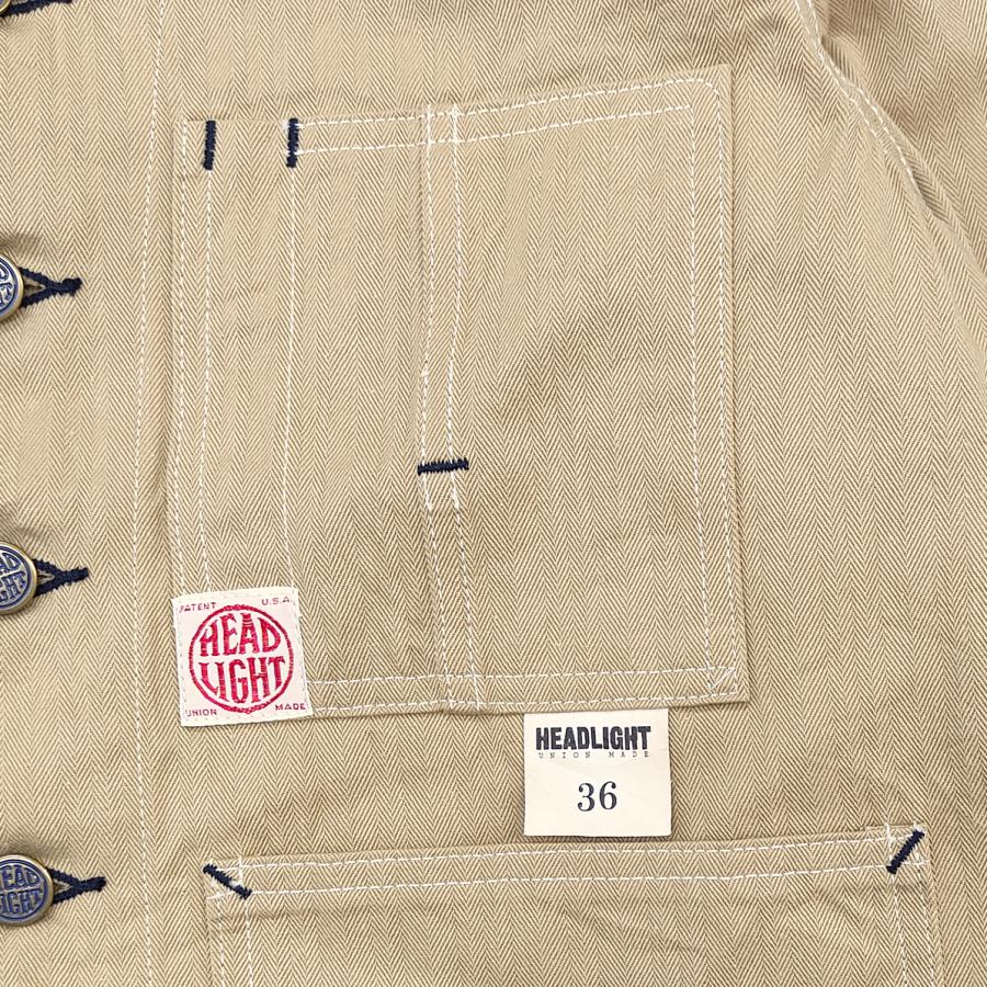 HEAD LIGHT（ヘッドライト） エンジニアジャケット HEADLIGHT 10oz