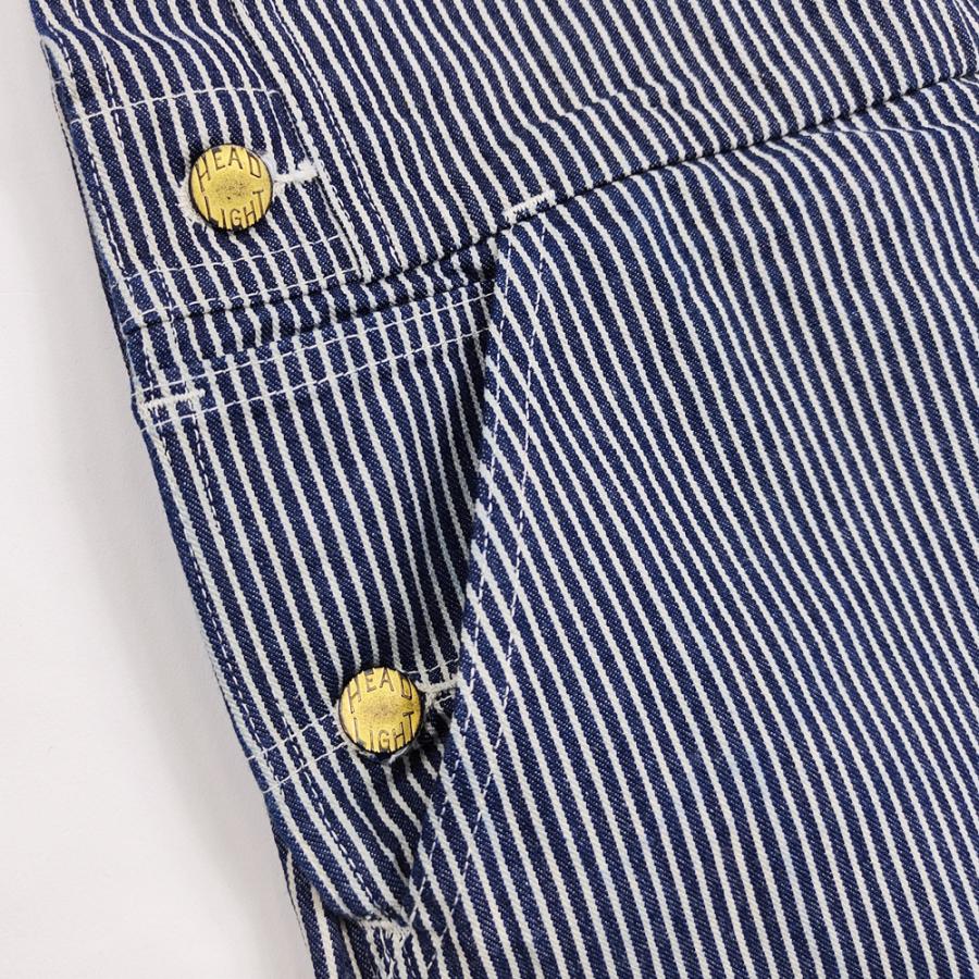 HEAD LIGHT ストライプ カバーオール 東洋エンタープライズヘッドライトHEADLIGHT カバーオール