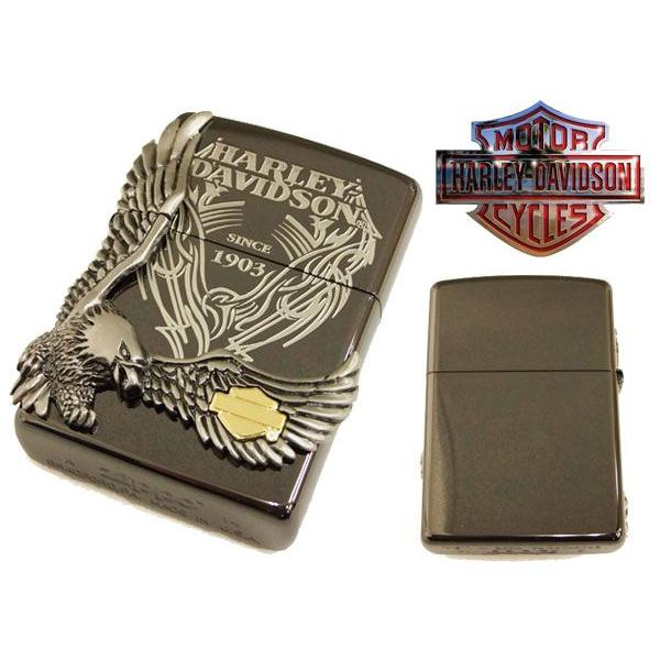 ハーレーダビッドソン ジッポ ZIPPO オイルライター 大鷲 HDP-18 新品｜rodeomatubara