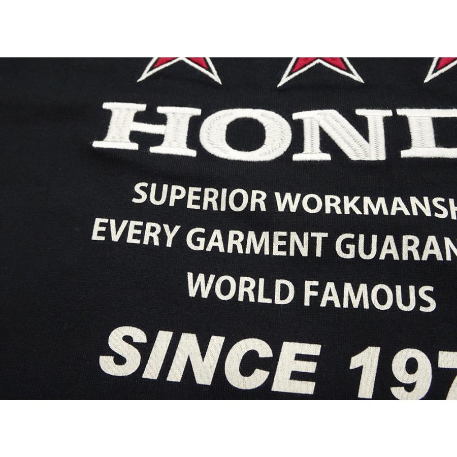 VANSON（バンソン） ホンダ 半袖Tシャツ VANSON HONDA コラボ トリプル