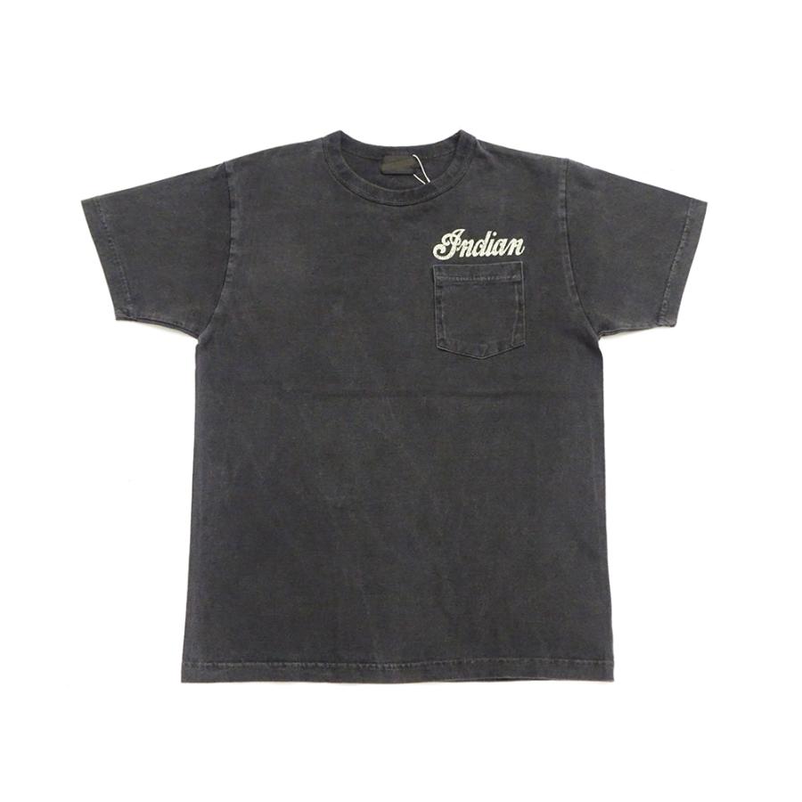WAREHOUSE インディアンTシャツ　新品　スミクロ　XL INDIAN MOTOCYCLE（インディアンモトサイクル） インディアンモーター
