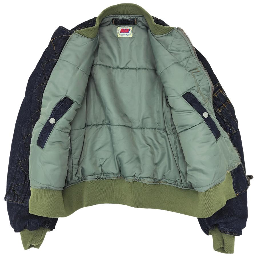 児島ジーンズ 13oz.デニム MA-1 フライトジャケット KOJIMA GENES