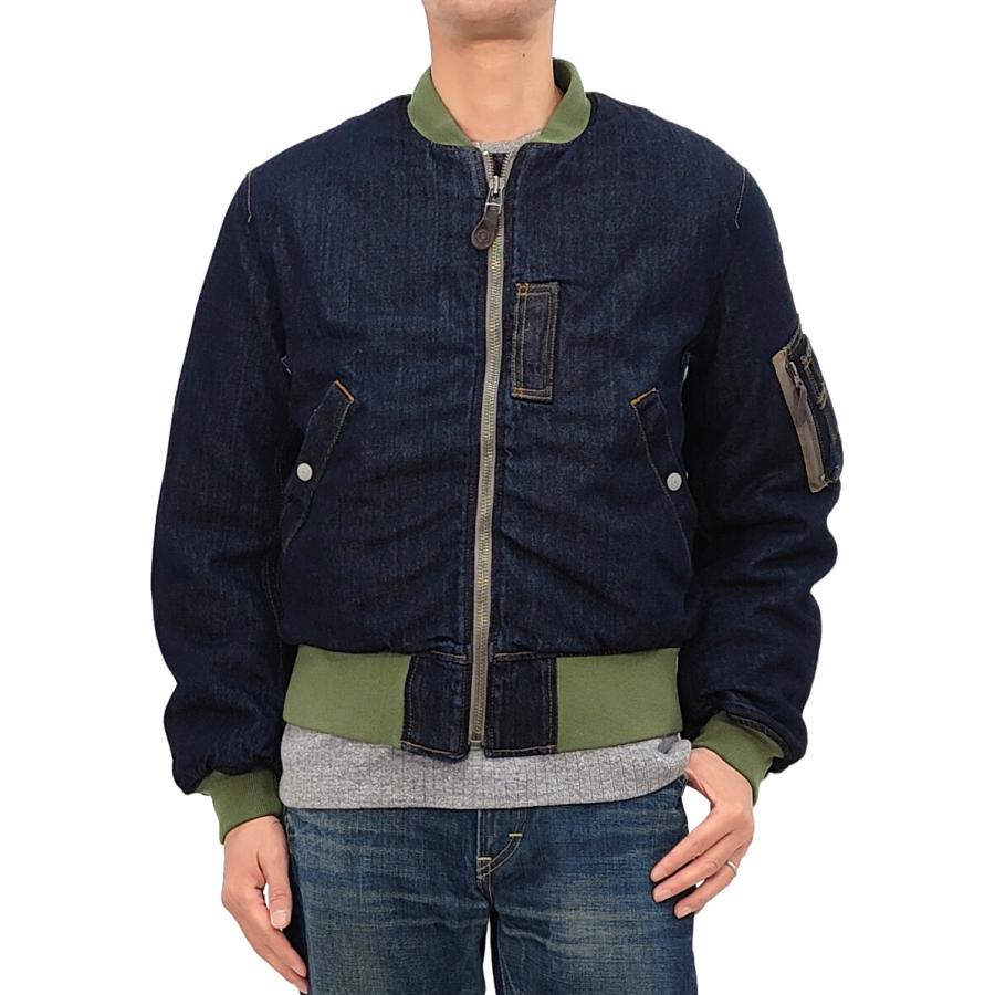 児島ジーンズ 13oz.デニム MA-1 フライトジャケット KOJIMA GENES