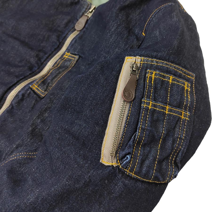 児島ジーンズ 13oz.デニム MA-1 フライトジャケット KOJIMA GENES