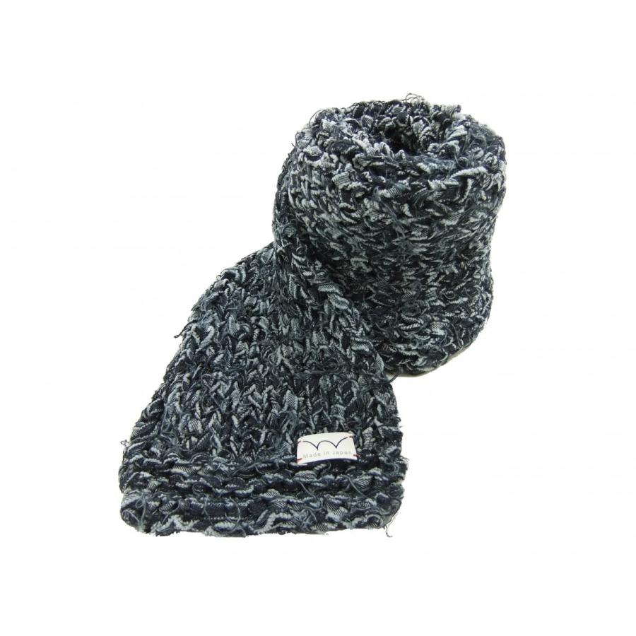 EDWIN（エドウィン） EDWIN GANF マフラー KMG002-142 デニム裂織 頑布