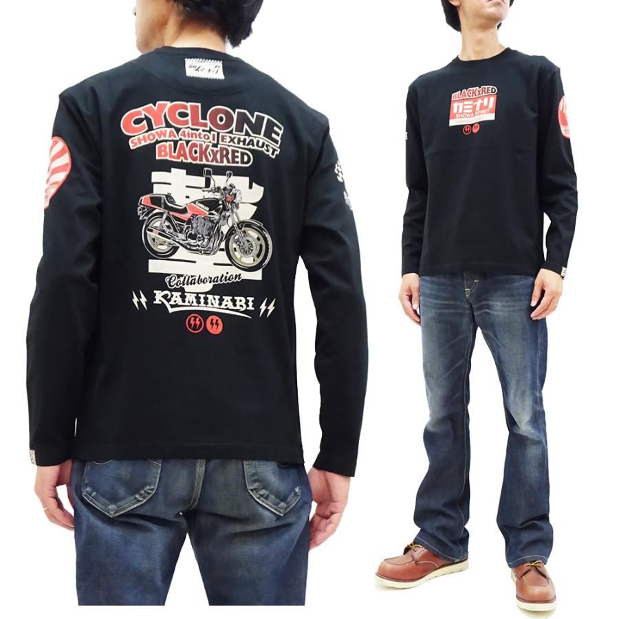 TEDMAN（テッドマン） カミナリ 長袖Tシャツ KAMINARI ロンT 衝撃