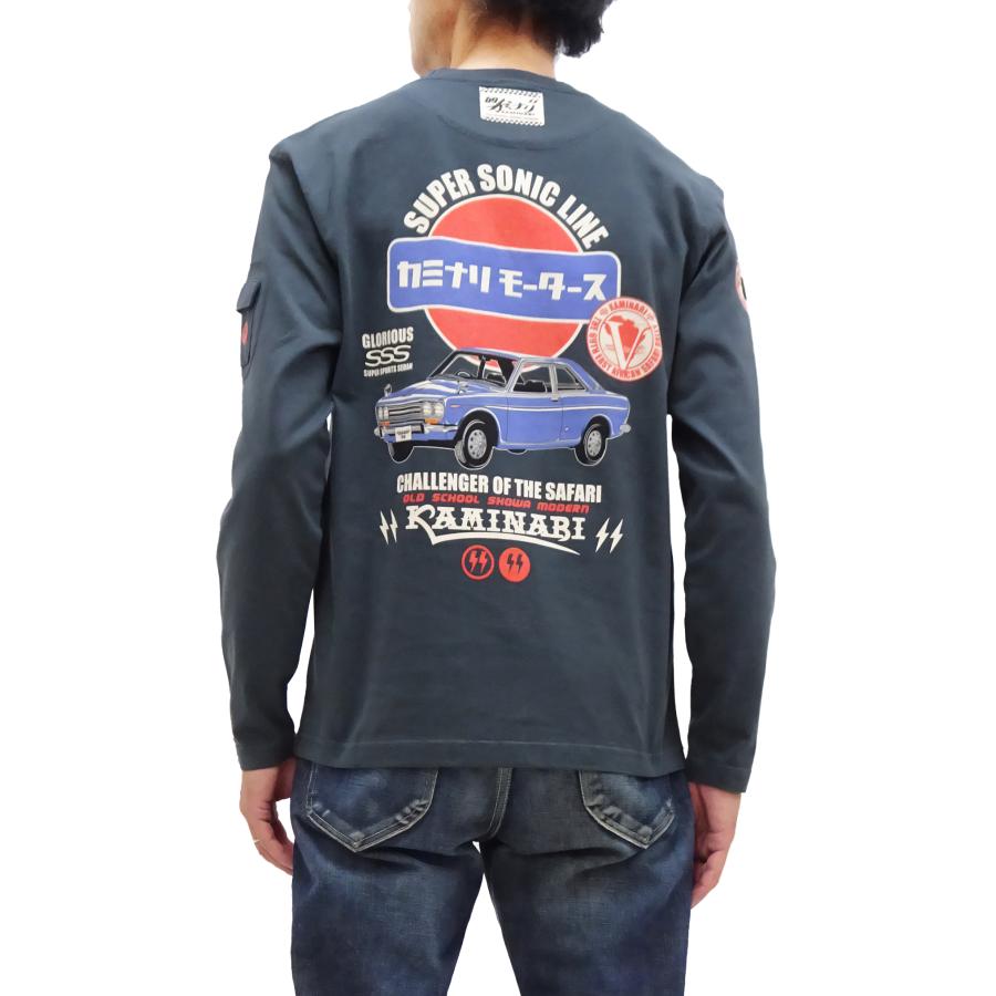 TEDMAN（テッドマン） カミナリモータース 長袖Tシャツ KAMINARI ロンT