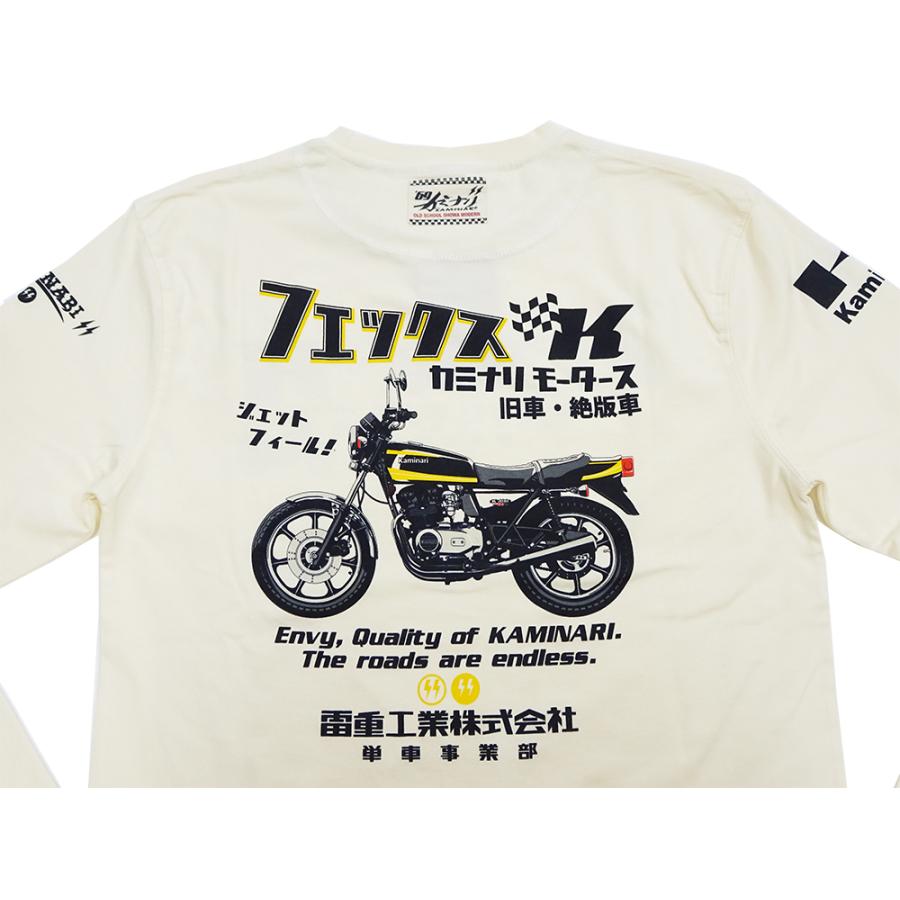 TEDMAN カミナリモータース ロンT KAMINARI 長袖Tシャツ Z400FX TEDMAN カミナリモータース ロンT KAMINARI 長袖Tシャツ Z400FX