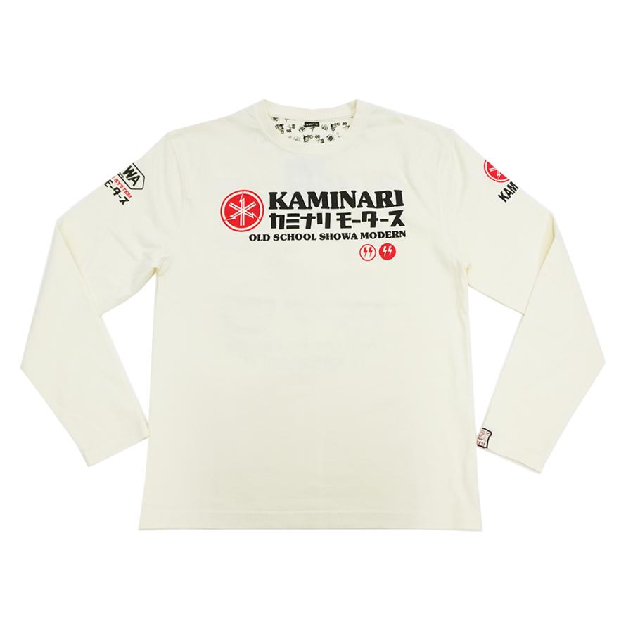 TEDMAN カミナリモータース ロンT KAMINARI 長袖Tシャツ SR400 TEDMAN カミナリモータース ロンT KAMINARI 長袖Tシャツ SR400