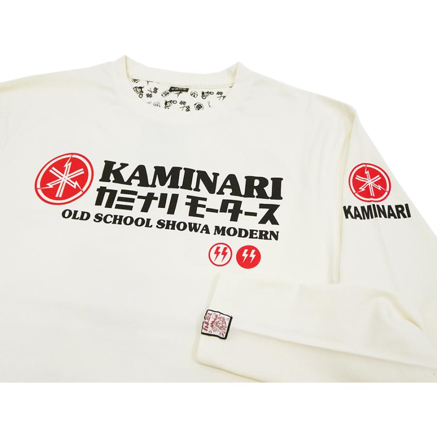 TEDMAN カミナリモータース ロンT KAMINARI 長袖Tシャツ SR400 TEDMAN カミナリモータース ロンT KAMINARI 長袖Tシャツ SR400