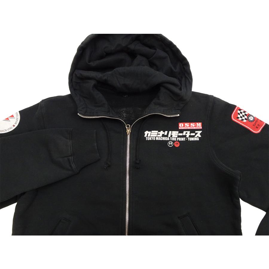 F商会 カミナリモータース パーカー KAMINARI ケンメリGT-R 裏起毛