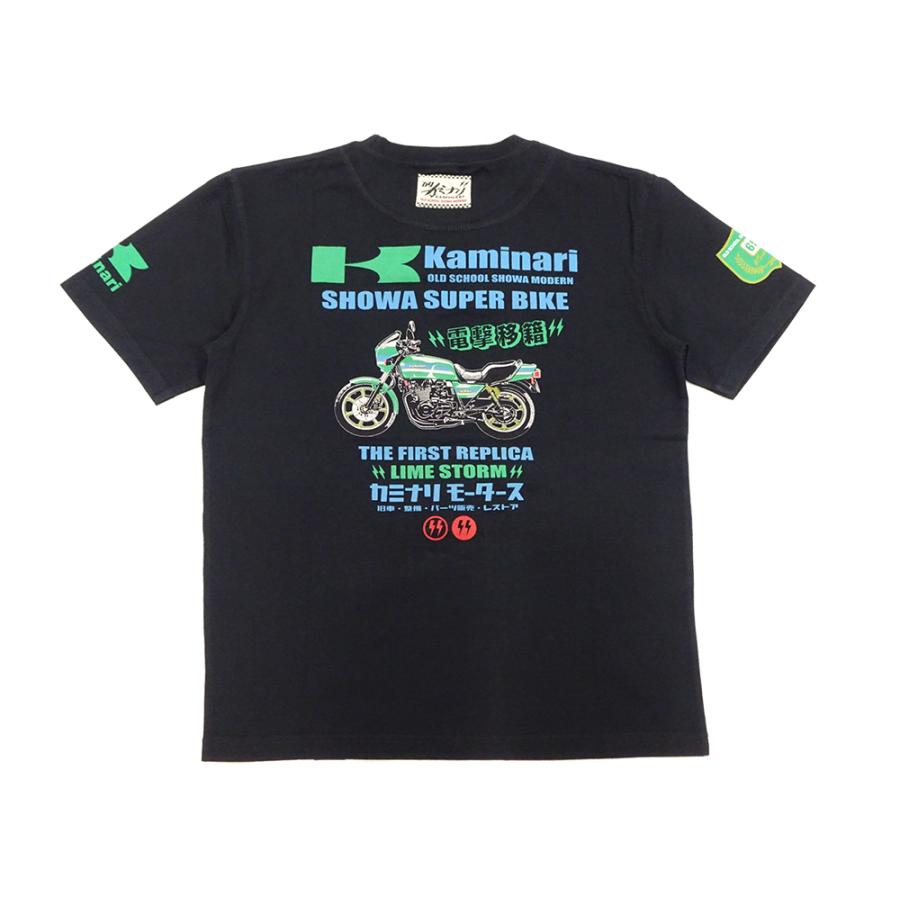 カミナリモータース Tシャツ KAMINARI 半袖Tシャツ 1st レプリカ Z1000R レーサーレプリカ エフ商会 KMT-234 新品｜rodeomatubara｜08