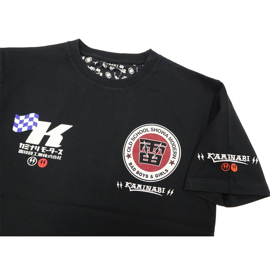 カミナリモータース Tシャツ KAMINARI 半袖Tシャツ モンキー レジャーバイク エフ商会 KMT-237 新品｜rodeomatubara｜05