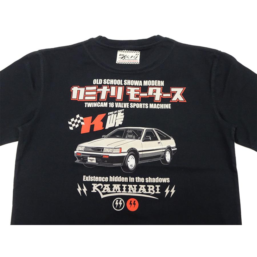 【美品　レア】カミナリモータース　テッドマン　頭文字Dコラボ TEDMAN（テッドマン） カミナリモータース Tシャツ KAMINARI シャドウ