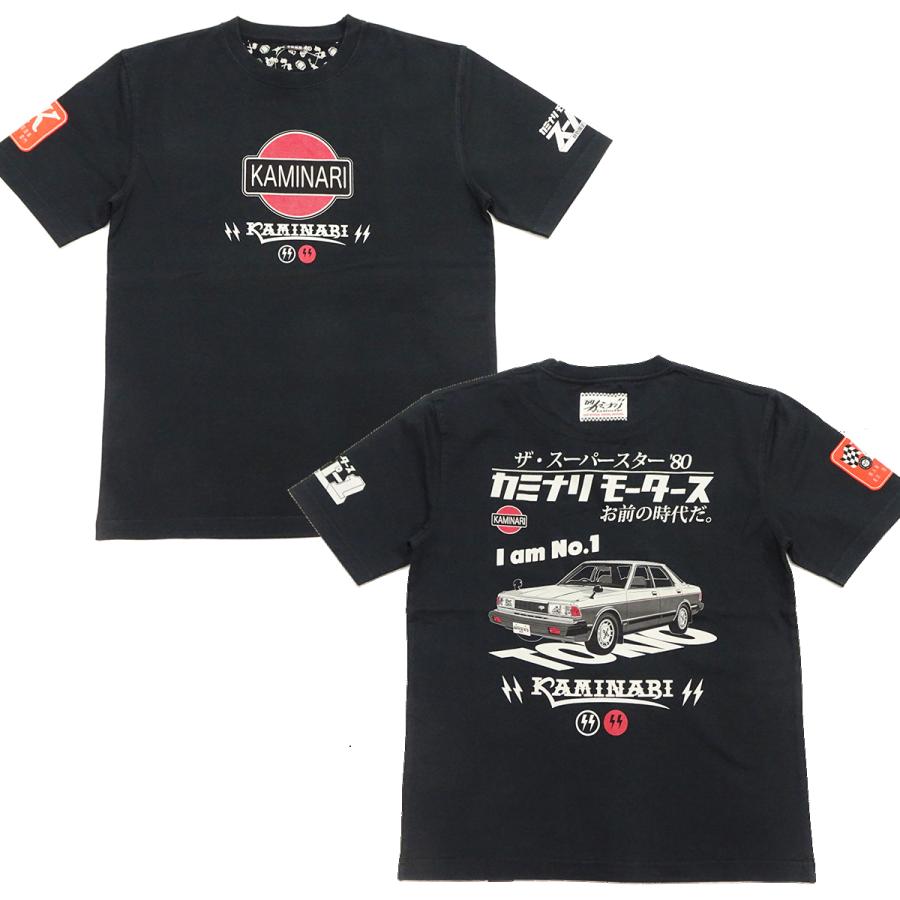 【美品　レア】カミナリモータース　テッドマン　頭文字Dコラボ TEDMAN（テッドマン） カミナリモータース 半袖Tシャツ KAMINARI