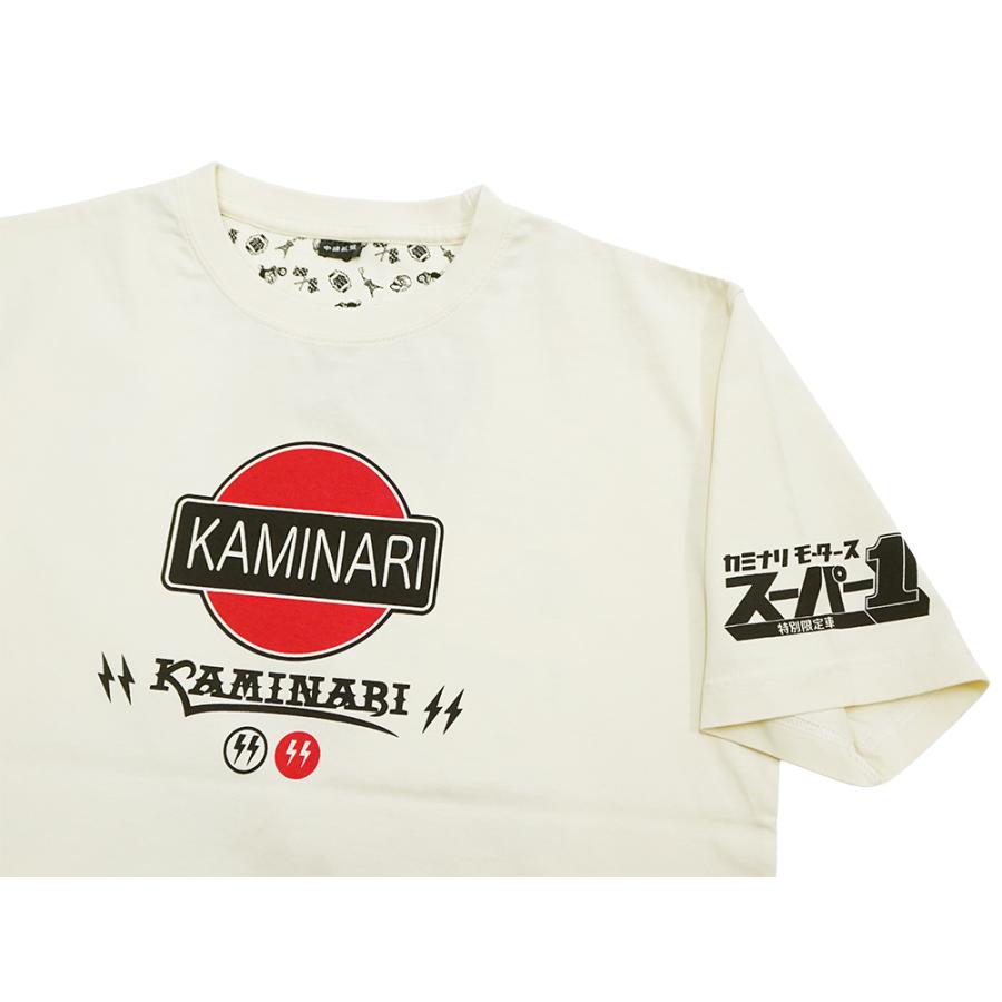 【美品　レア】カミナリモータース　テッドマン　頭文字Dコラボ TEDMAN（テッドマン） カミナリモータース 半袖Tシャツ KAMINARI
