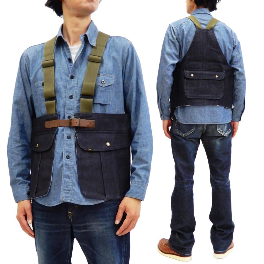 Lee ワークゲームベスト La0473 リー メンズ カジュアル ファッション ベスト La0473 デニム 新品 La0473 denim 服の福助商店 通販 Yahoo ショッピング