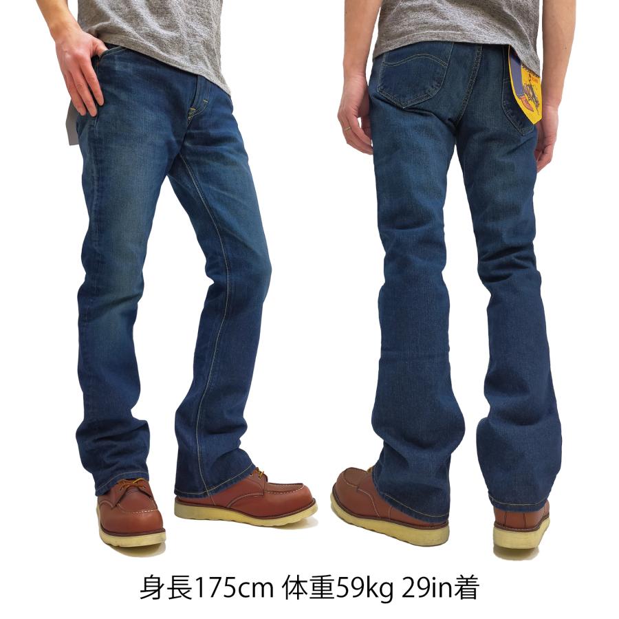 Lee 102 ブーツカット デニムパンツ リー アメリカンライダース ジッパーフライ ジーンズ LM8102-526 濃色ブルー 新品｜rodeomatubara｜04