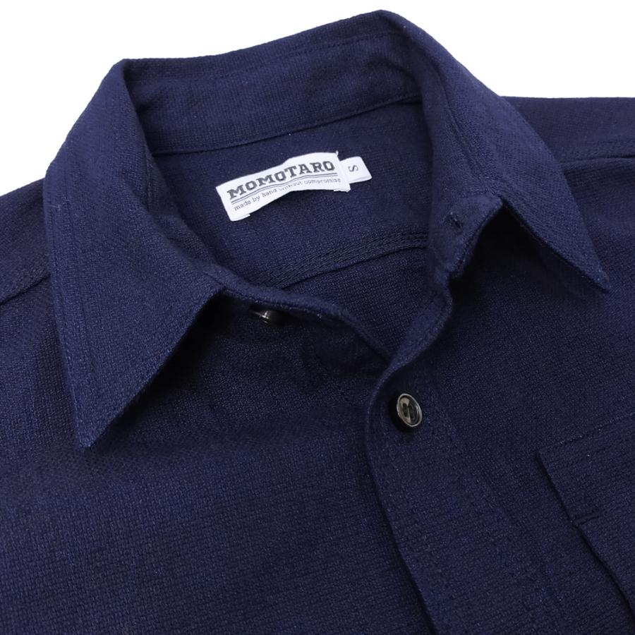 桃太郎ジーンズ（MOMOTARO JEANS） ドビー織り ワークシャツ ジェイル