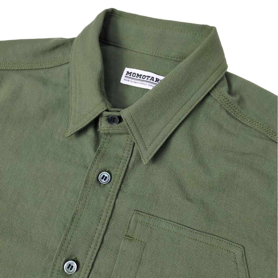 桃太郎ジーンズ（MOMOTARO JEANS） ドビー織り ワークシャツ ジェイル
