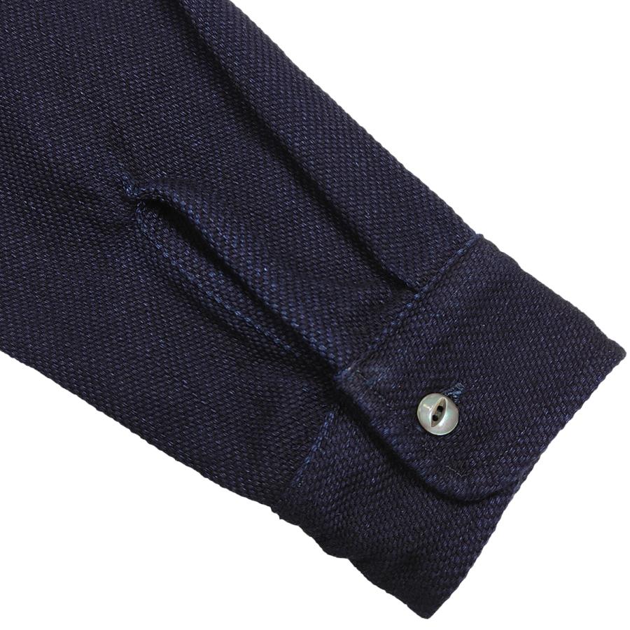 桃太郎ジーンズ（MOMOTARO JEANS） ヘビーインディゴ ドビーシャツ