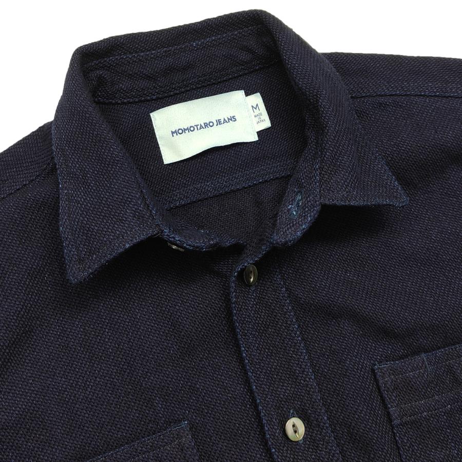 桃太郎ジーンズ（MOMOTARO JEANS） ヘビーインディゴ ドビーシャツ