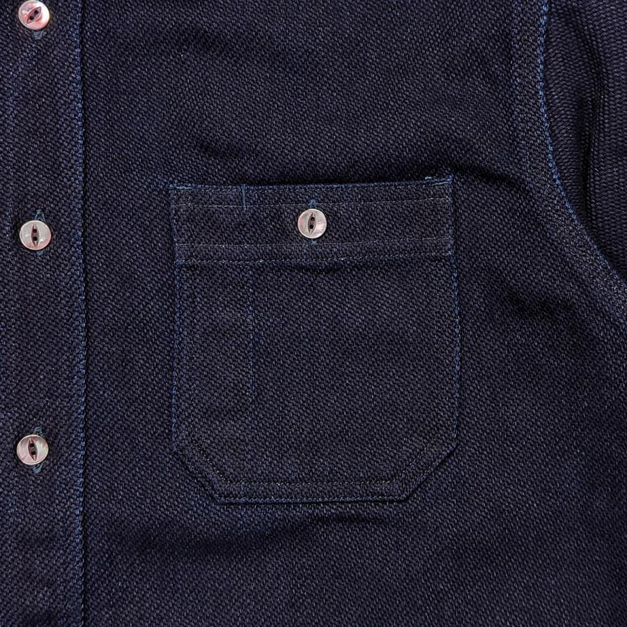 桃太郎ジーンズ（MOMOTARO JEANS） ヘビーインディゴ ドビーシャツ
