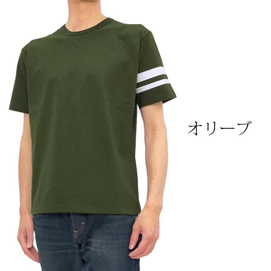 桃太郎ジーンズ（MOMOTARO JEANS） 出陣ライン 半袖Tシャツ Momotaro