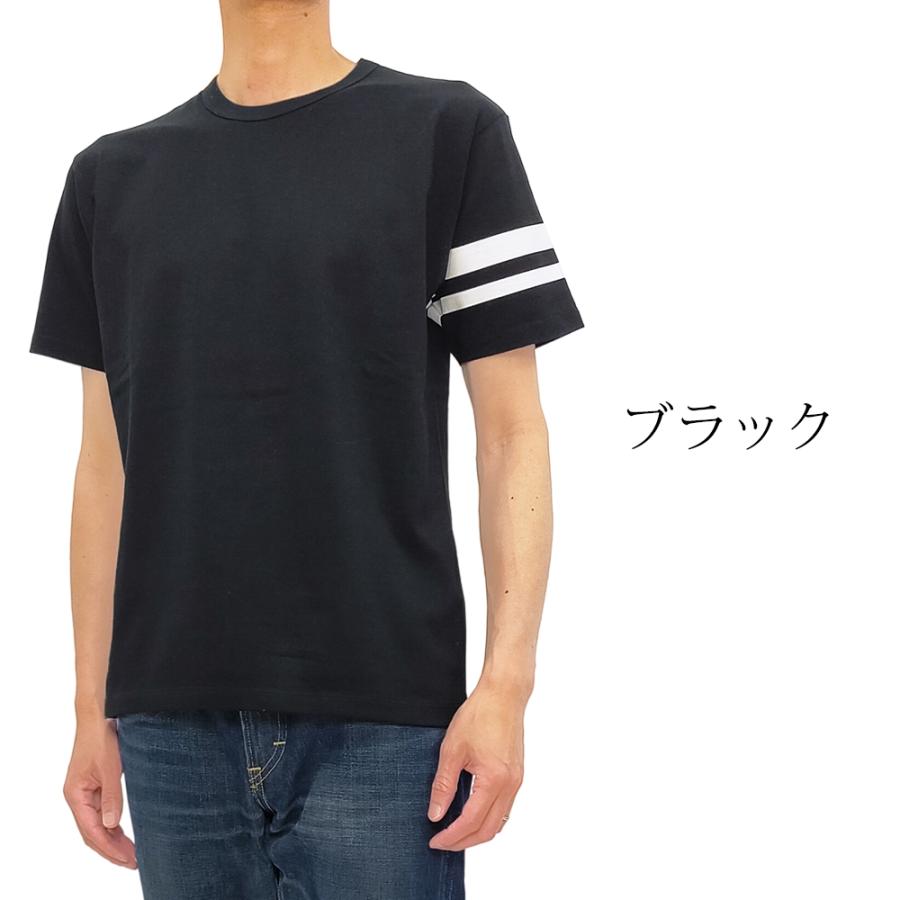 桃太郎ジーンズ（MOMOTARO JEANS） 出陣ライン 半袖Tシャツ Momotaro