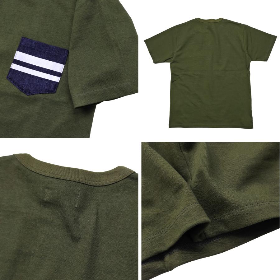 桃太郎ジーンズ（MOMOTARO JEANS） GTBデニムポケット Tシャツ