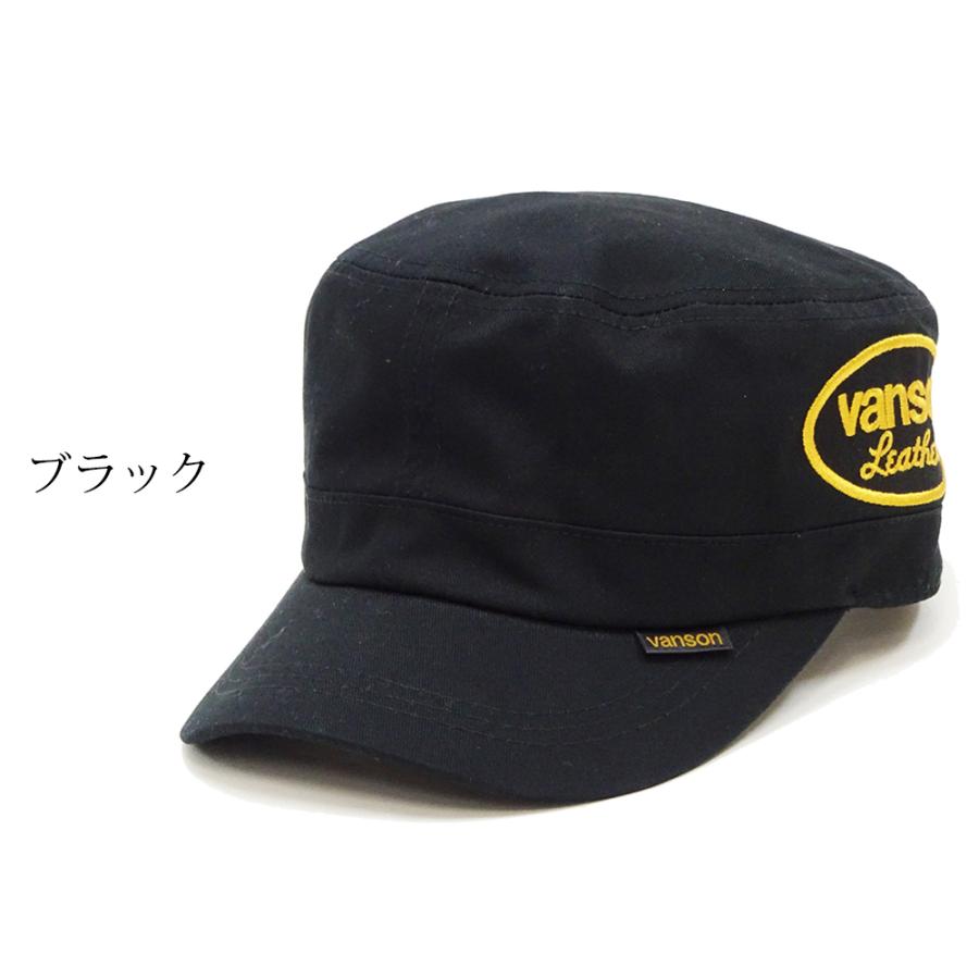 VANSON（バンソン） ワークキャップ VANSON 3方パネル キャップ 帽子