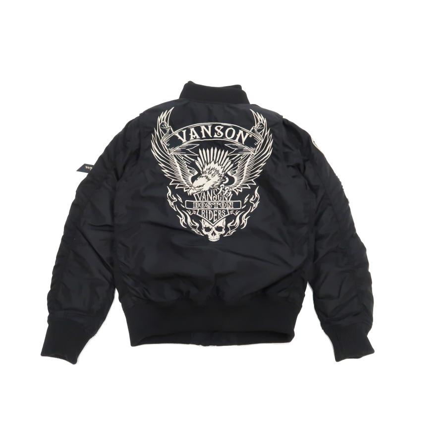 VANSON バンソン MA-1 フライトジャケット 着脱式フロントネック VANSON バンソン MA-1 フライトジャケット 着脱式フロントネック
