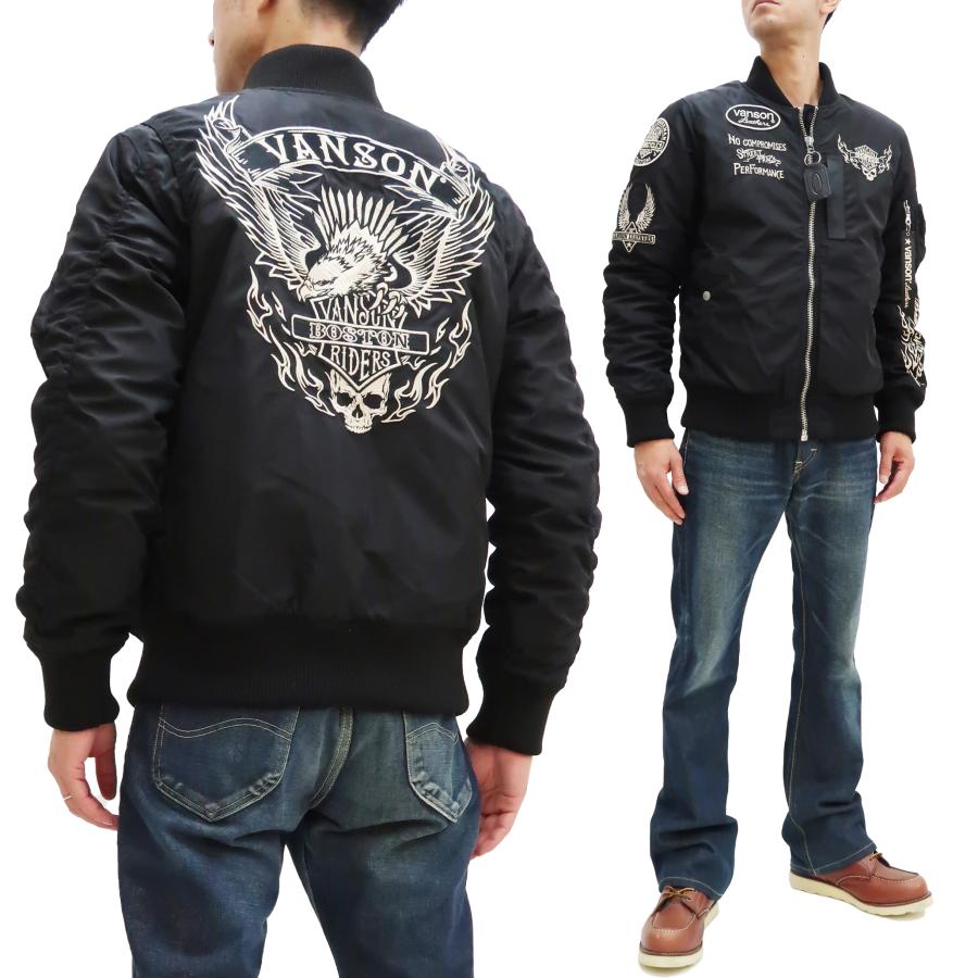 VANSON バンソン MA-1 フライトジャケット 着脱式フロントネック VANSON バンソン MA-1 フライトジャケット 着脱式フロントネック