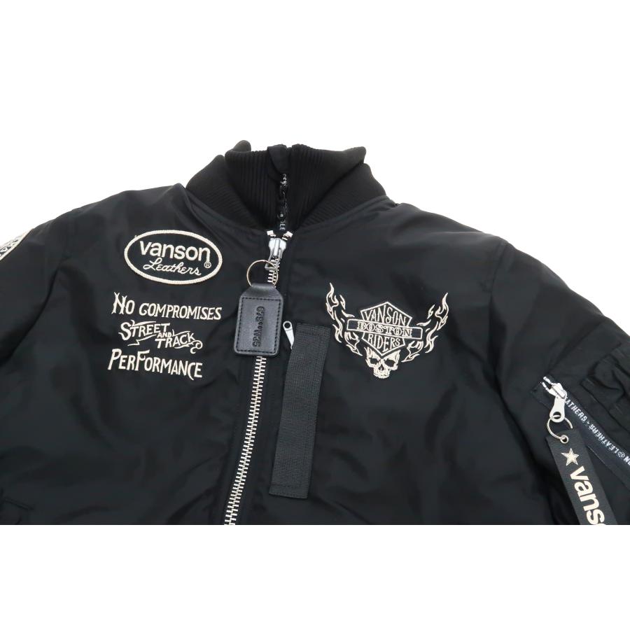 VANSON バンソン MA-1 フライトジャケット 着脱式フロントネック VANSON バンソン MA-1 フライトジャケット 着脱式フロントネック