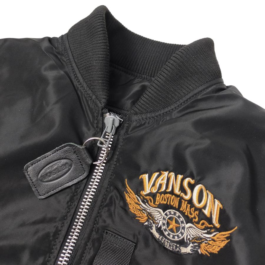 VANSON バンソン MA-1 フライトジャケット 着脱式フロントネック VANSON バンソン MA-1 フライトジャケット 着脱式フロントネック
