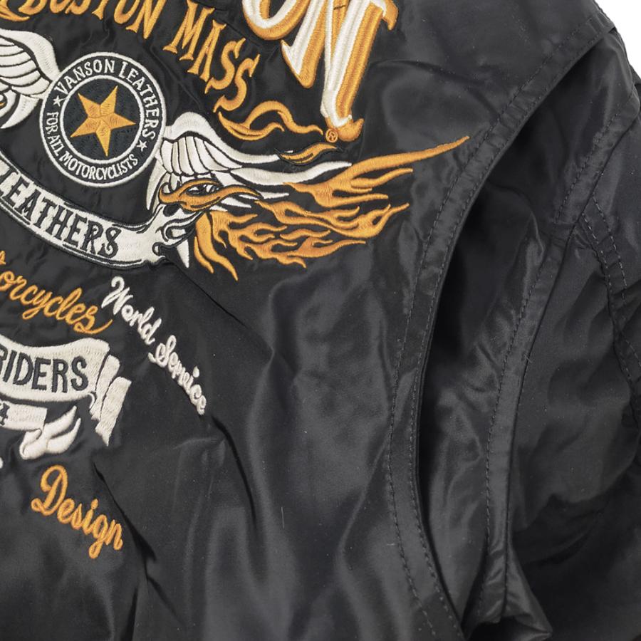 VANSON バンソン MA-1 フライトジャケット 着脱式フロントネック VANSON バンソン MA-1 フライトジャケット 着脱式フロントネック