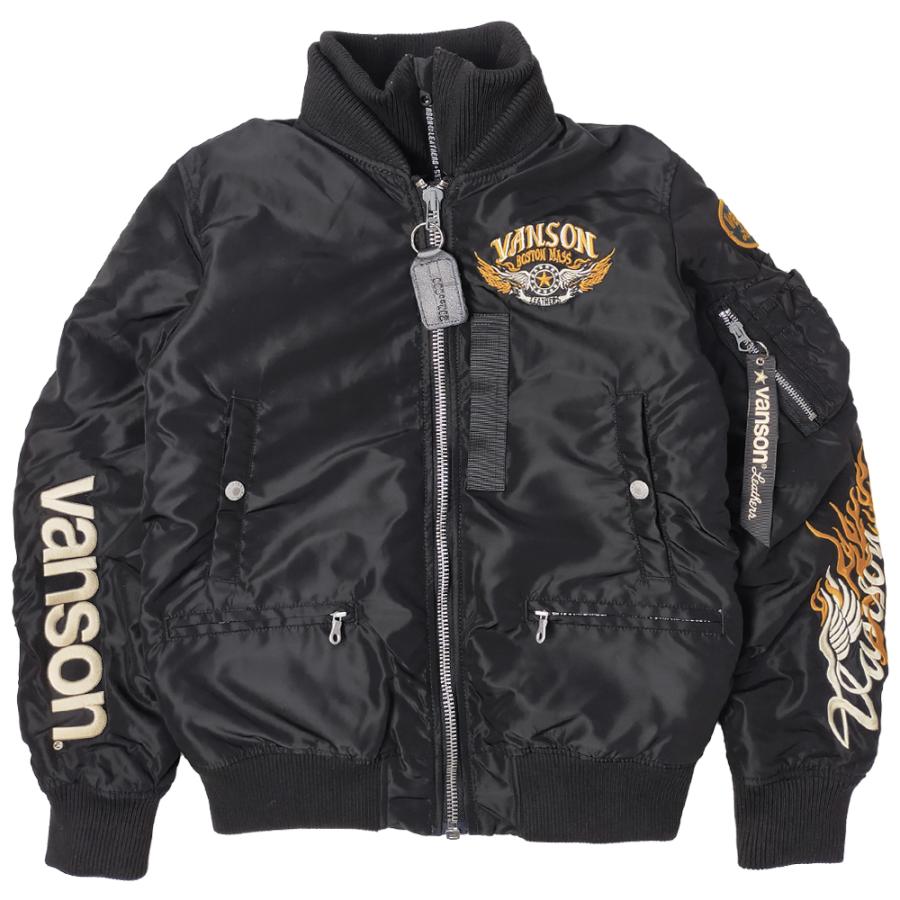 VANSON バンソン MA-1 フライトジャケット 着脱式フロントネック VANSON バンソン MA-1 フライトジャケット 着脱式フロントネック