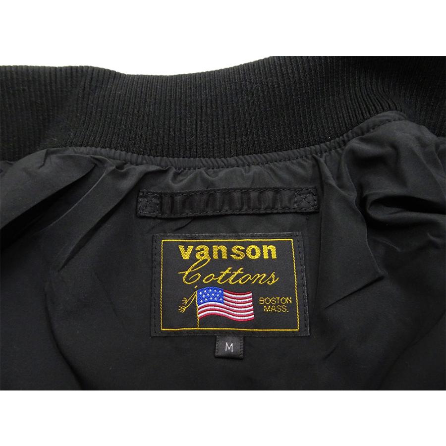 VANSON（バンソン） ライトMA-1 中綿無し ライトアウター ワンスター