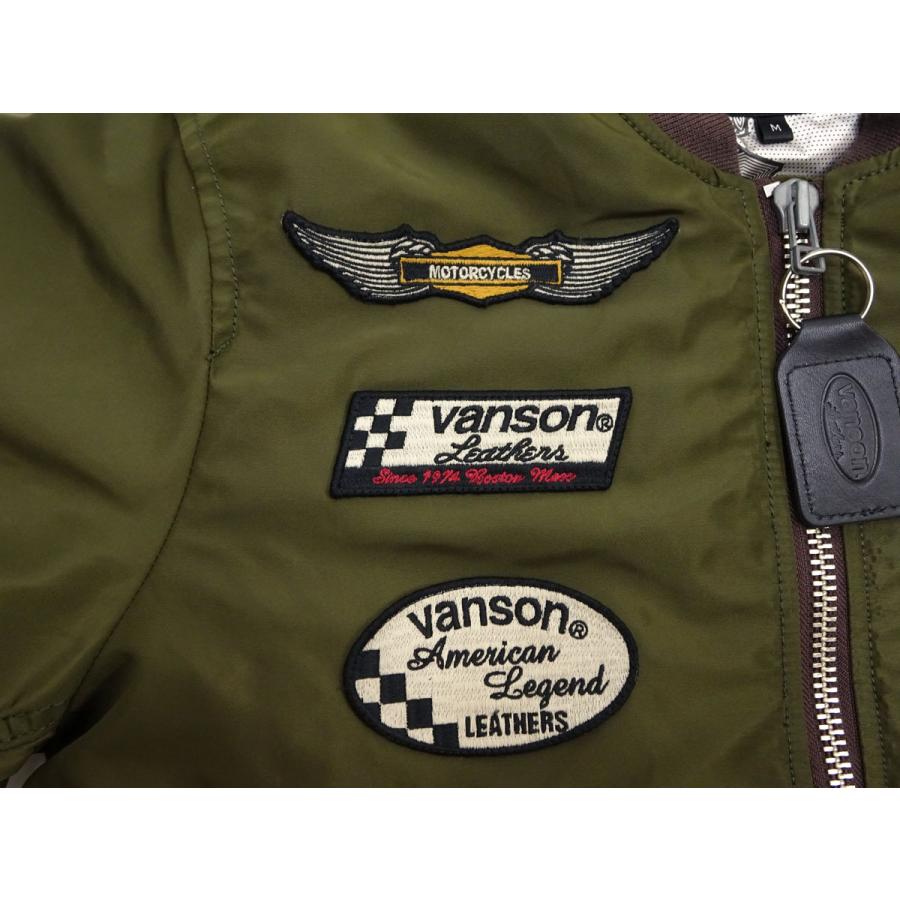 VANSON（バンソン） MA-1 フライトジャケット BOSTON DRAG STRIP 総