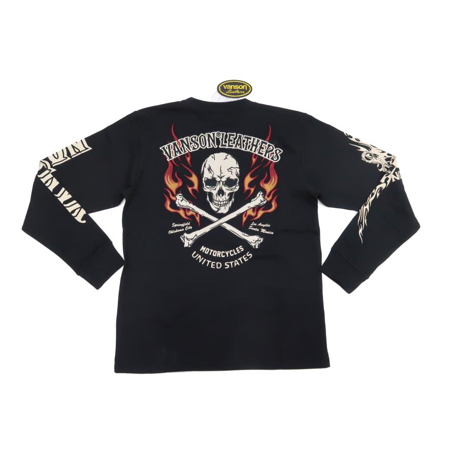 オンラインストア買取 バンソン ロンT VANSON 長袖Tシャツ クロス