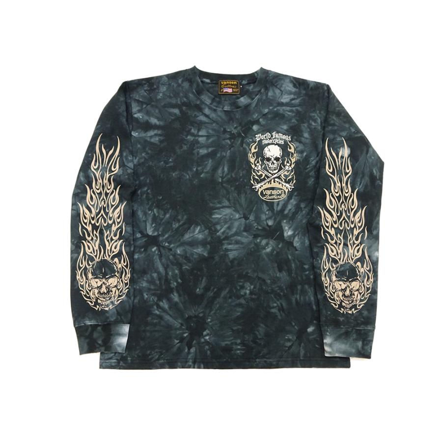 VANSON（バンソン） タイダイ染め ロンT VANSON 長袖Tシャツ クロス 