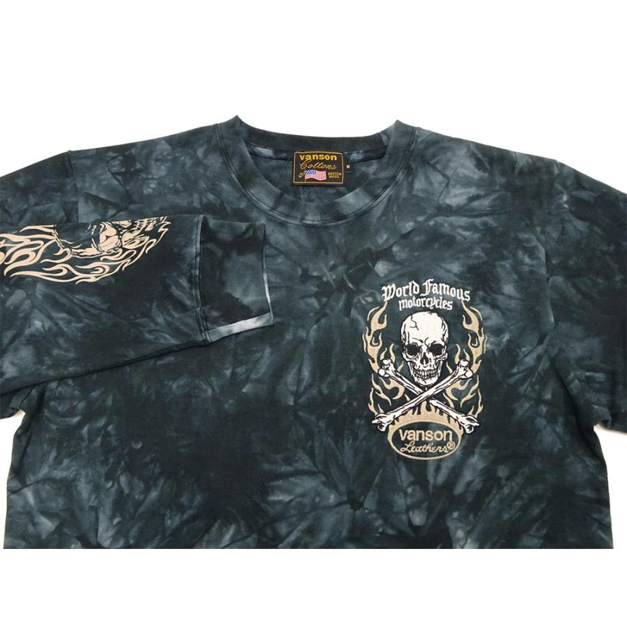 VANSON（バンソン） タイダイ染め ロンT VANSON 長袖Tシャツ クロス 