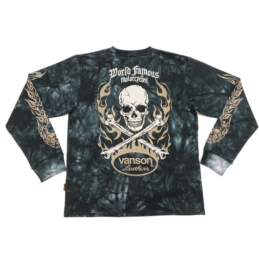 VANSON（バンソン） タイダイ染め ロンT VANSON 長袖Tシャツ クロス 