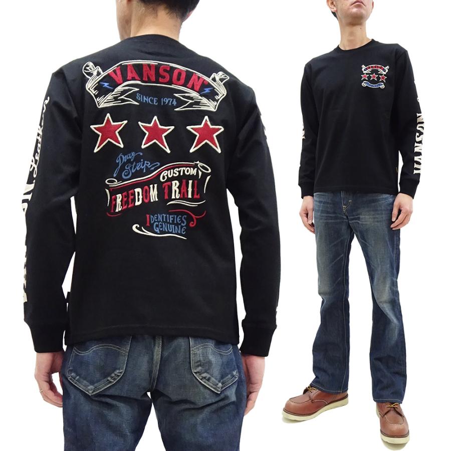 VANSON（バンソン） ロンT VANSON 長袖Tシャツ トリプルスター