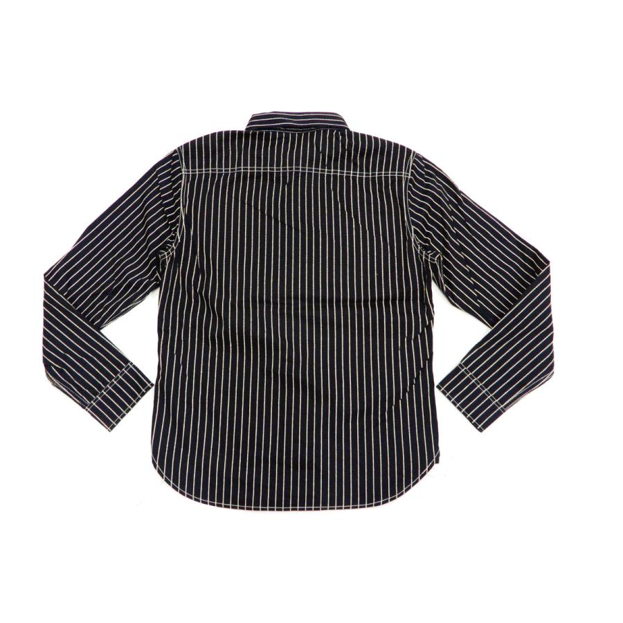VANSON バンソン ウォバッシュストライプ ワークシャツ 長袖シャツ